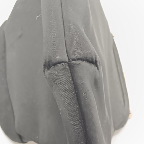 Vintage Mini Purse Black Gold Chain and Hardware - Picture 10 of 14